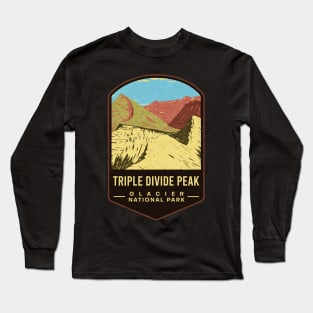 Triple Divide Peak Glacier National Park Long Sleeve T-Shirt